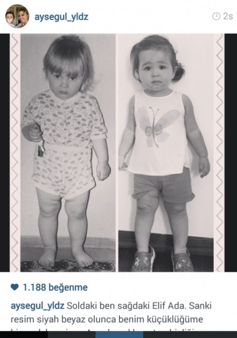 Ayşegül Yıldız kızı Elif Ada'yı kendisine benzeti ama...
